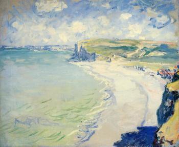 Claude Oscar Monet : The Beach at Pourville